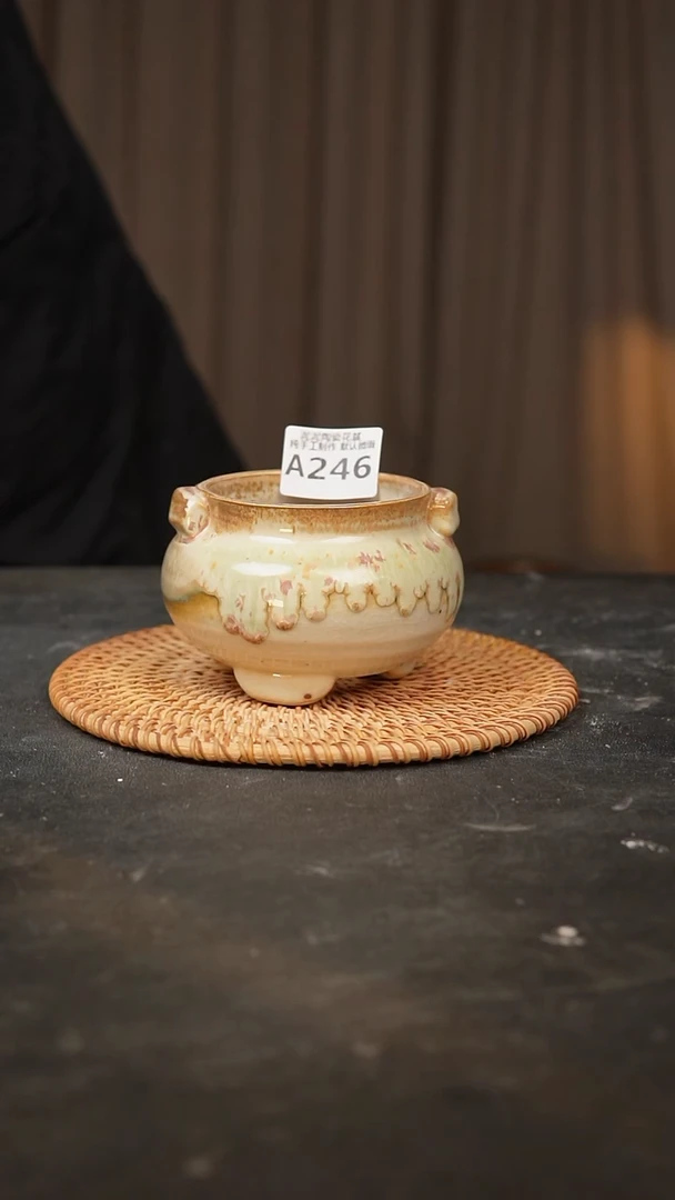 【闪购商品】瓷片景德镇手工花盆陶瓷