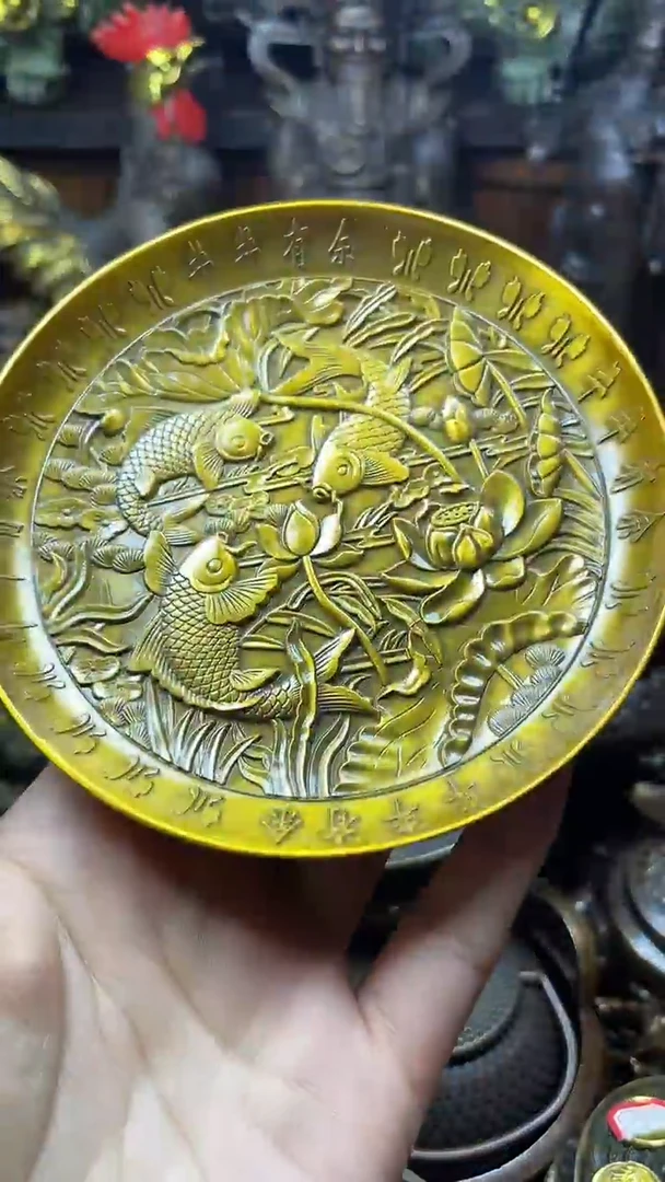 闪购链接，点击下单，有运费险，铜摆件