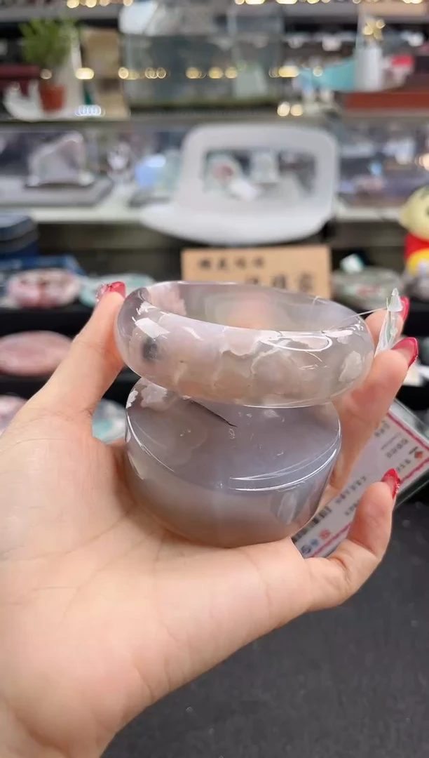 未镶嵌手镯石英质玉63圈口 （赠品镯心）3885195