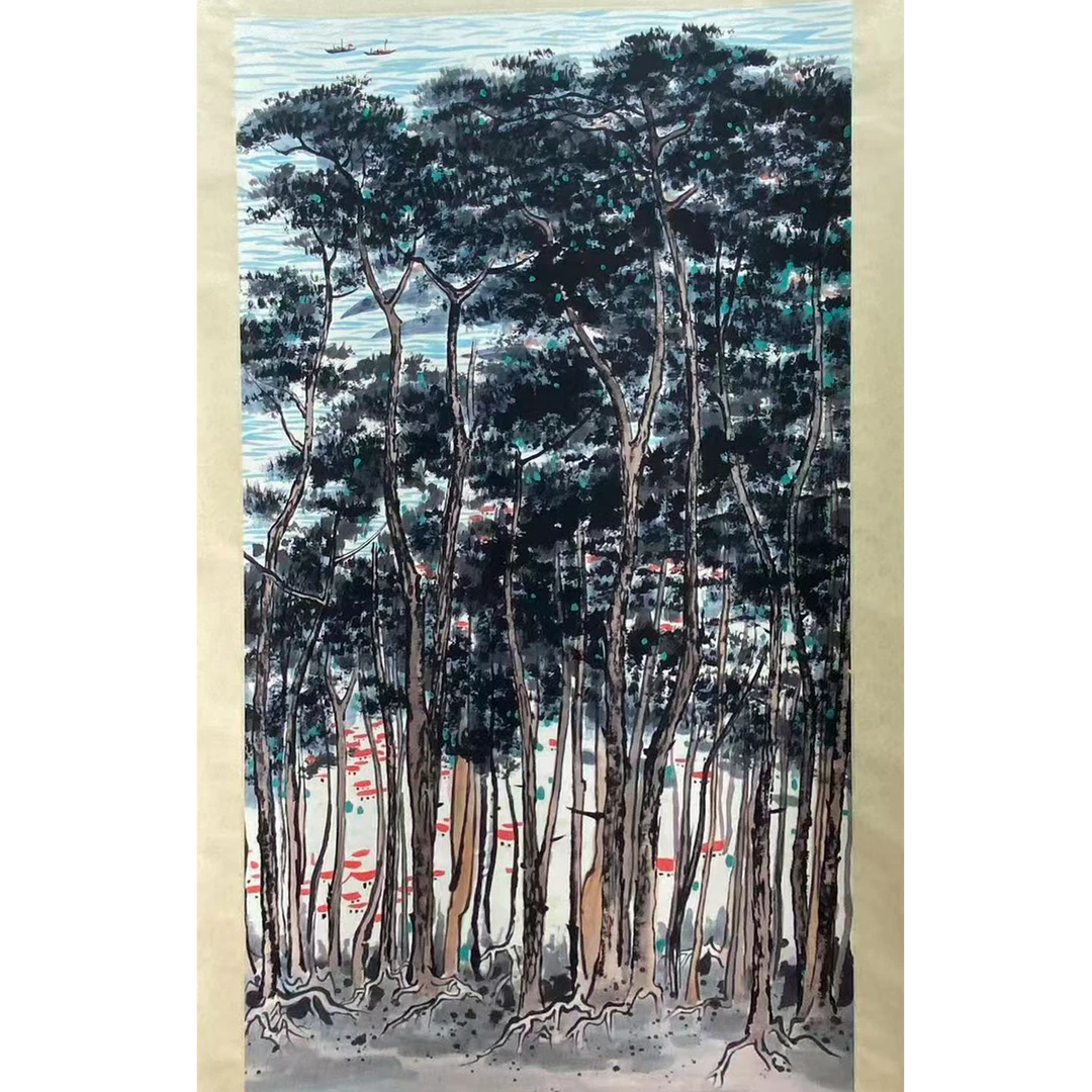 DY13829 山水 纸本 137*67