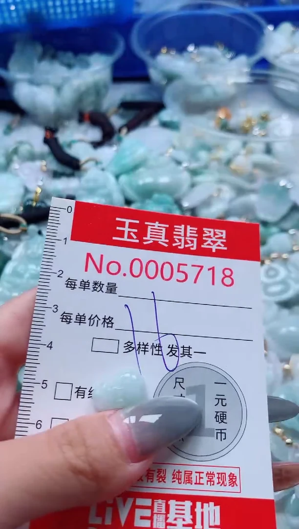 吊坠(不含链)未镶嵌翡翠5718