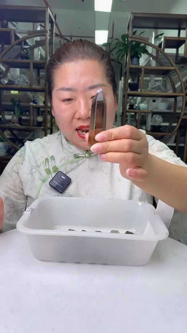 水晶珠宝半成品未镶嵌茶水晶柱子D515多样性发其一