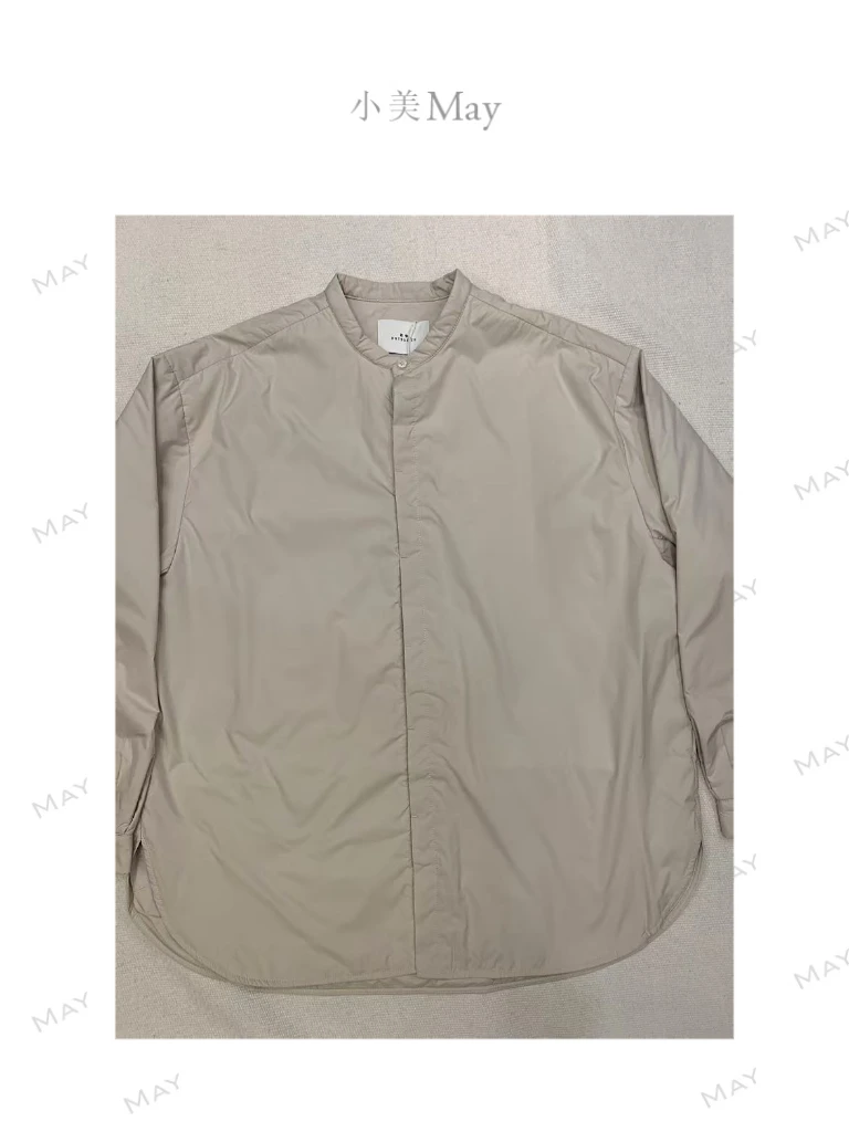 May |宽松薄棉外套