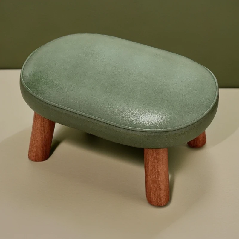 小凳子家用矮凳客厅板凳创意儿童坐墩沙发脚凳软座实木洋气换鞋凳