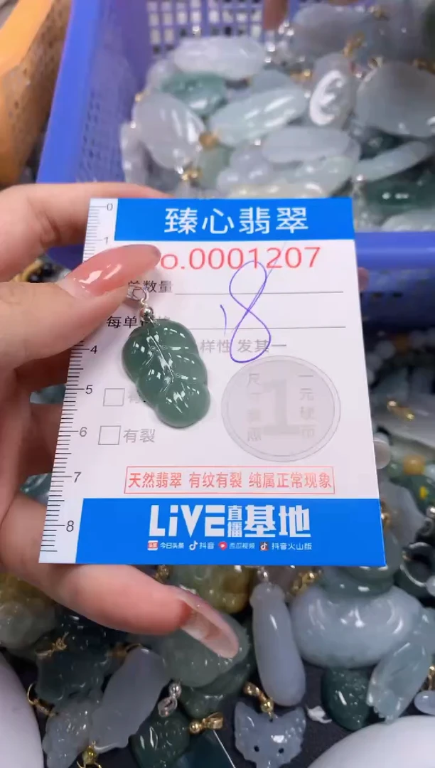 翡翠未镶嵌颈饰1207