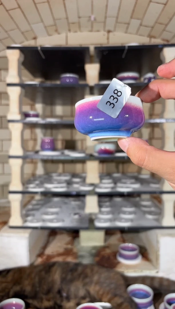 摆件精品窑变钧瓷茶器