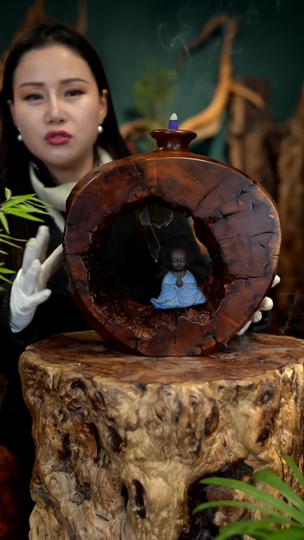 木雷击枣木平安瓶（不含摆件）