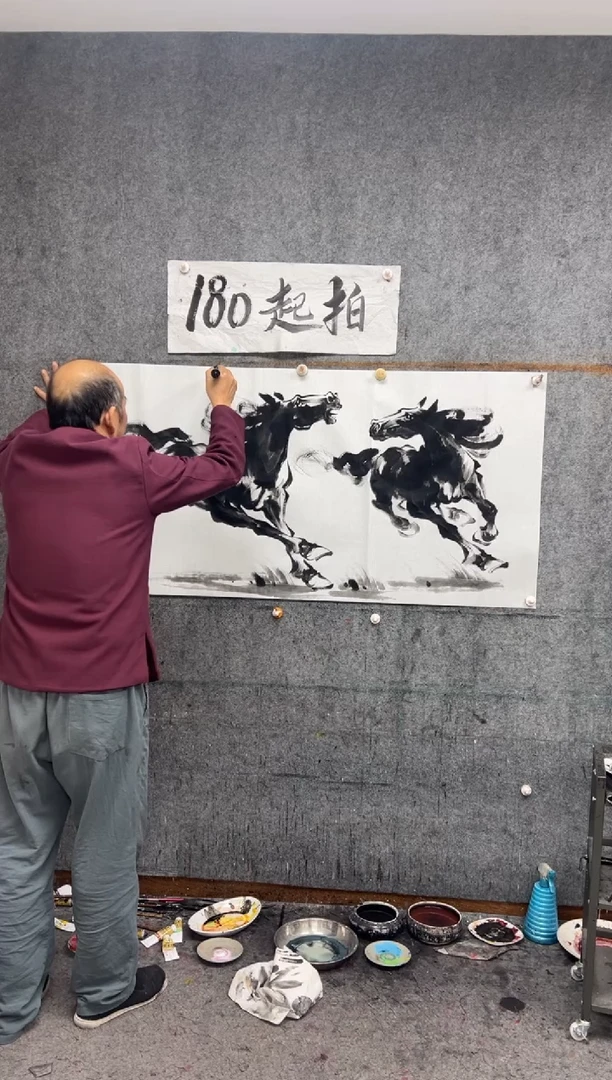 【闪购商品】国画马到成功 带收藏证书