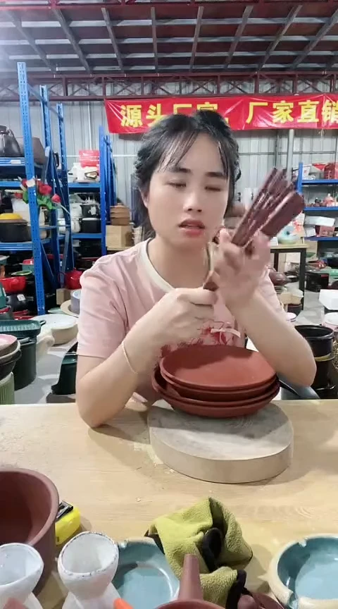 瑕疵紫砂细筷子5双