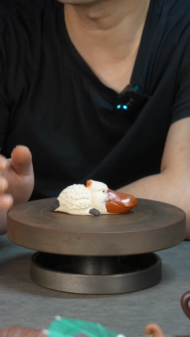 紫砂1紫砂作品小鲸头鹤