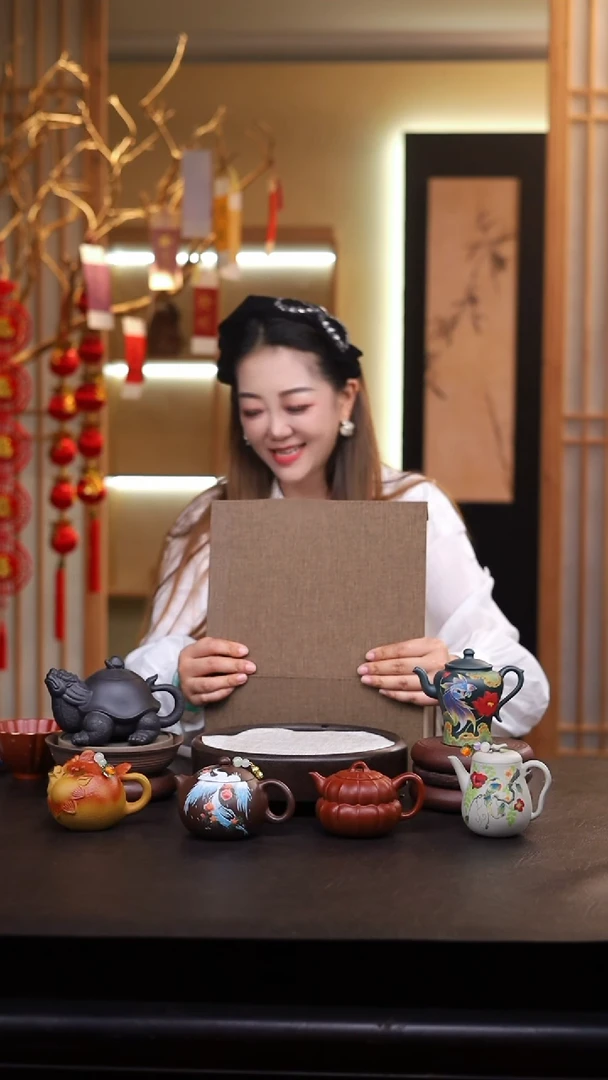 茶壶紫砂礼盒壶一把/017