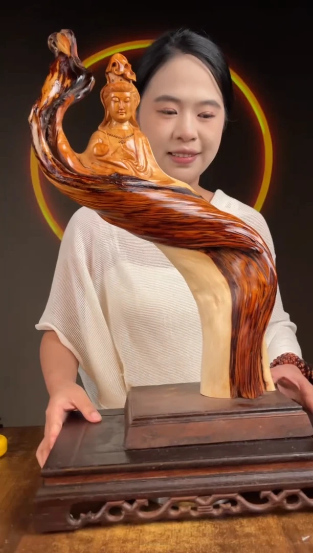 柏木（崖柏）手工摆件,先抢先得! 编号:261