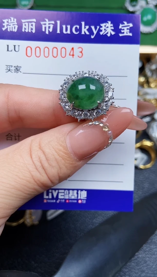 【闪购商品】翡翠颈饰银S925镶嵌0043