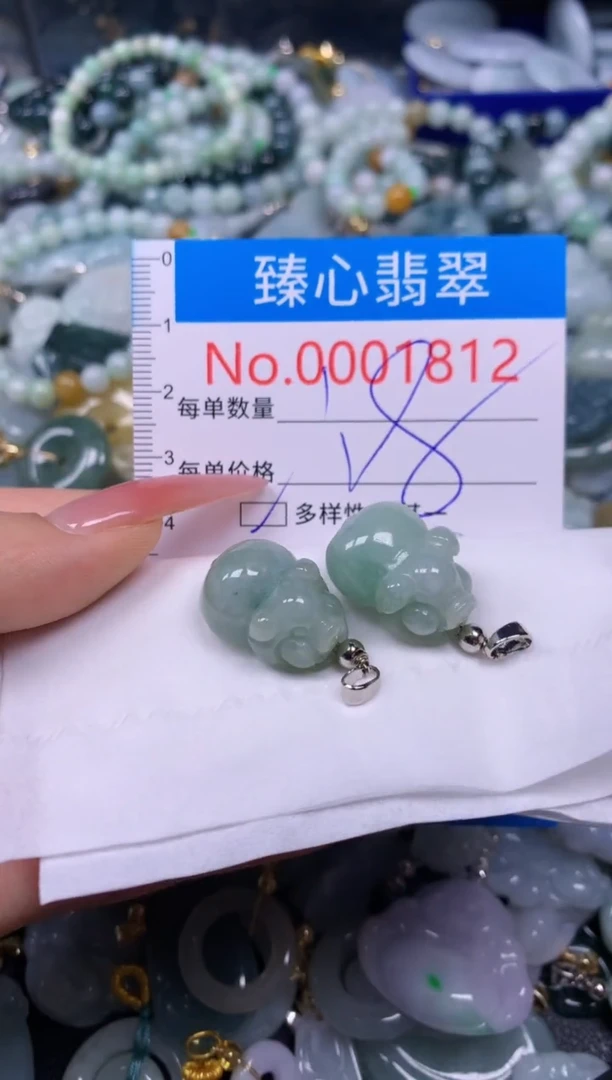 【闪购商品】翡翠颈饰未镶嵌含绳0001812