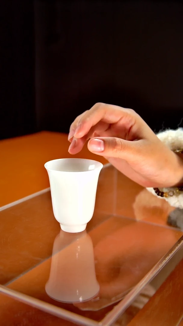 其他陶瓷《言泥陶瓷》羊脂玉冰种素烧系列 主人杯