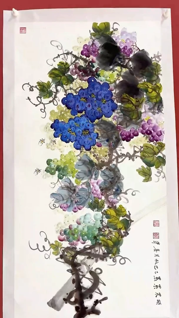 国画R赵喜萍国画作品硕果累累