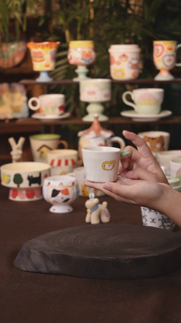 摆件景德镇原创手工陶瓷