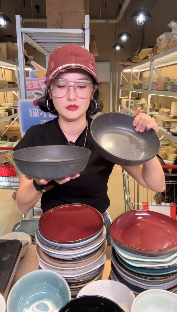 瓷134高温釉下彩陶瓷餐具