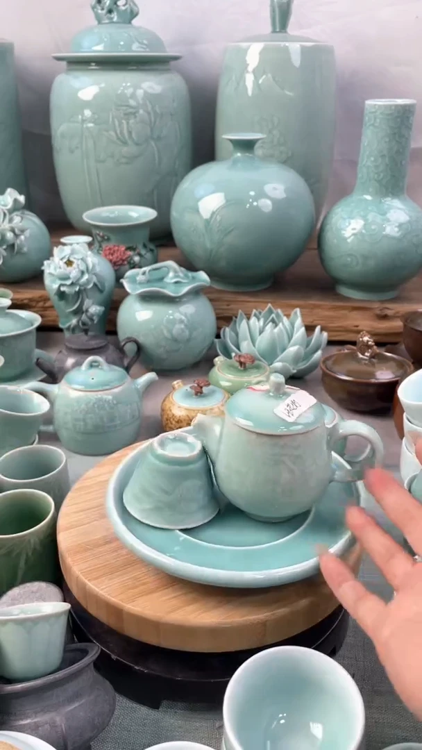 【闪购商品】特价 微瑕 慧仙青瓷
