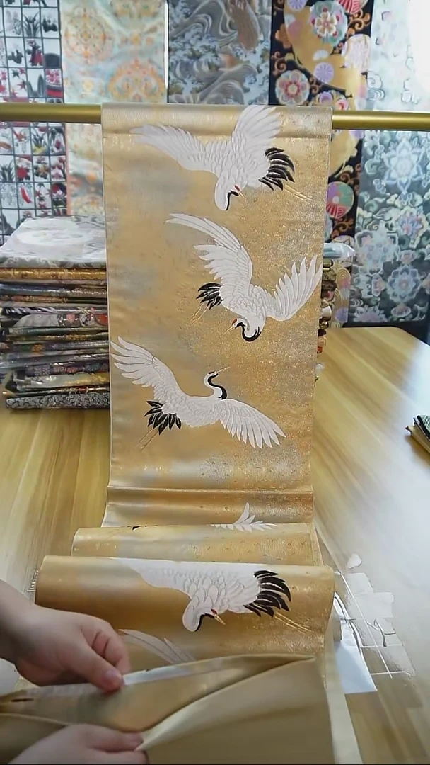 【闪购商品】织绣28 六通仙鹤松树福利