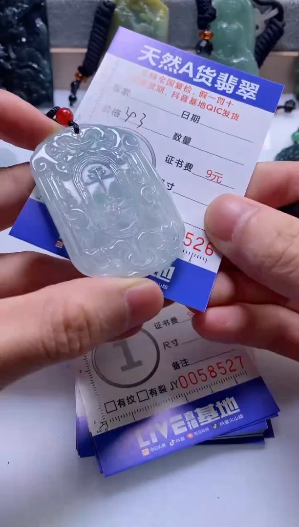 【闪购商品】翡翠挂件未镶嵌