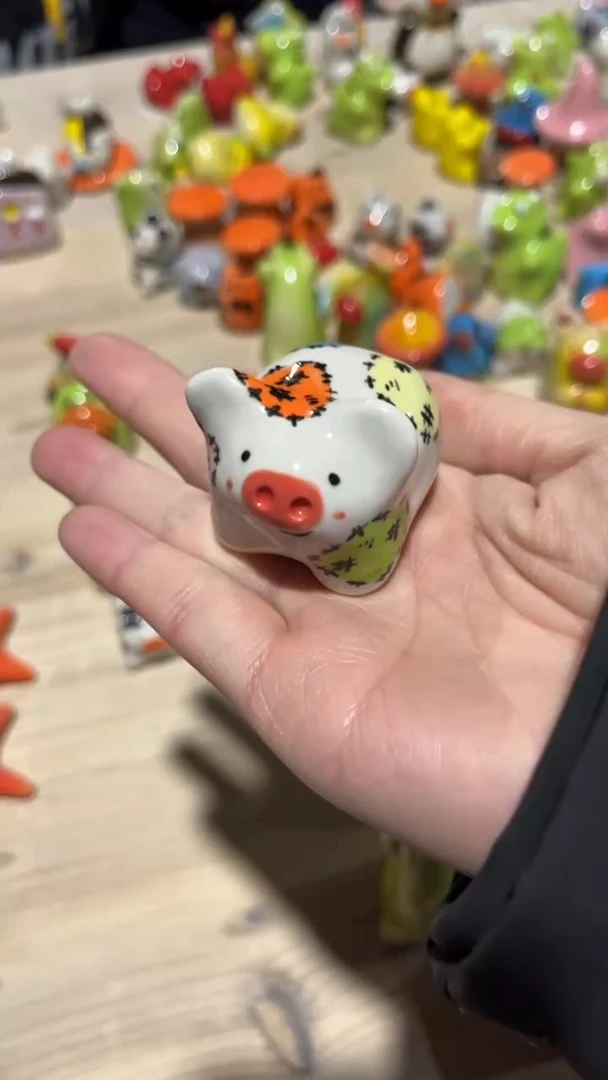 【闪购商品】摆件140纯手工微瑕陶瓷