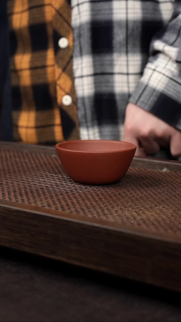 【闪购商品】紫砂茶杯老红泥碗杯