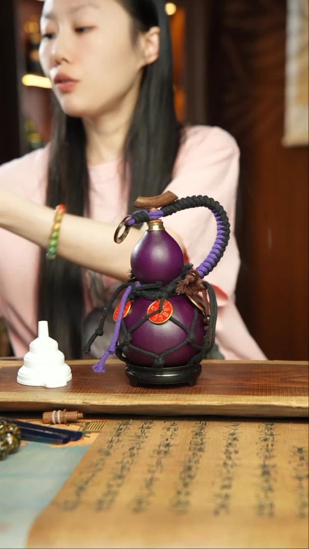357号400ml左右非遗大漆酒葫芦