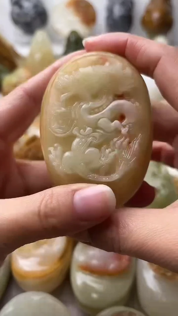 石材古青石棉纹正常不退换龙