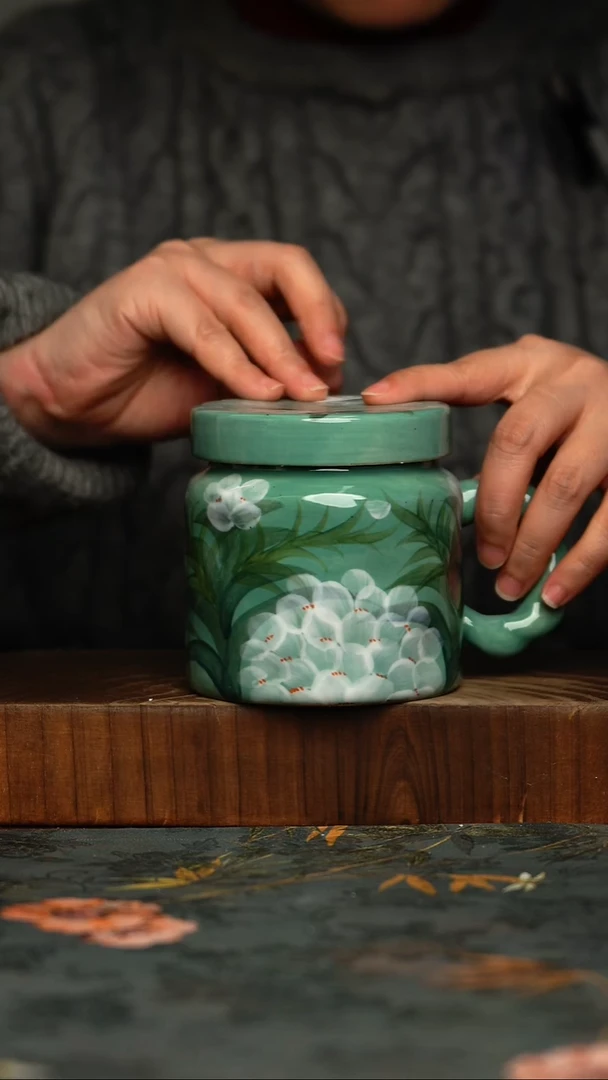 瓷片景德镇手工绘画同款