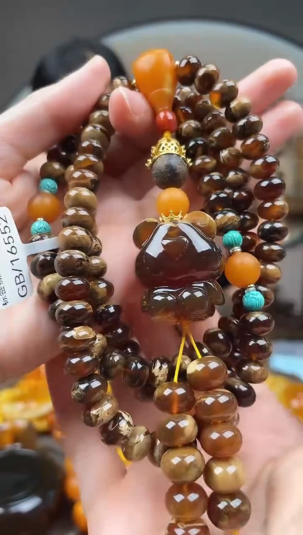 琥珀未镶嵌珠宝奇石首饰 假1赔4（多样性发货1件