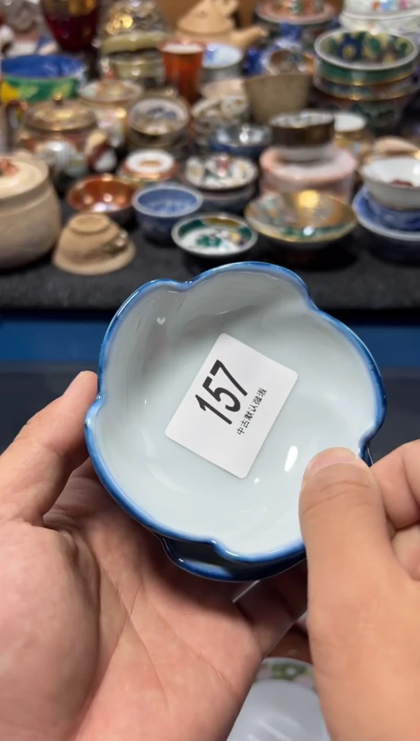瓷片顺*夏目海外回流瓷器中古品。2只