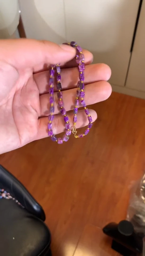 苏纪石（舒俱来）未镶嵌项链冰**檬舒俱来