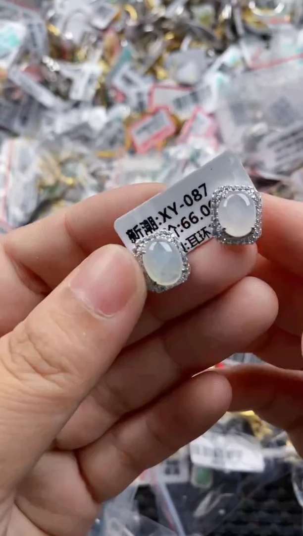 银S925镶嵌戒指翡翠333   7