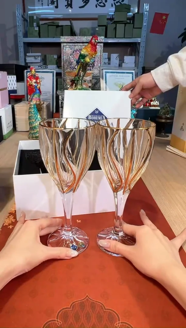 【闪购商品】杯59波西红酒对杯（三叉）