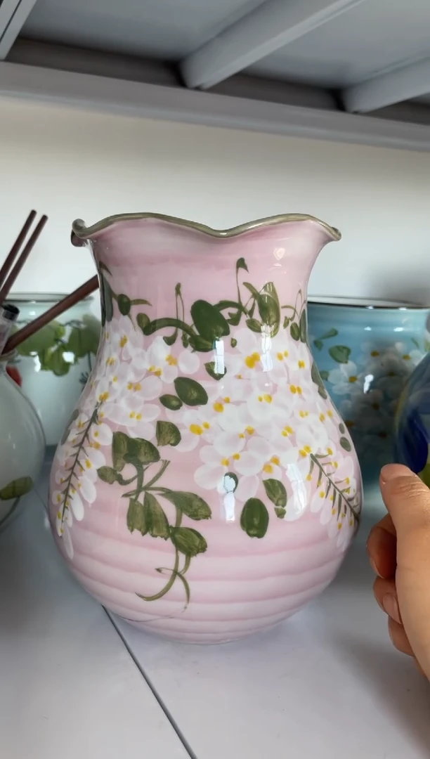 瓶瓷景德镇手绘花瓶