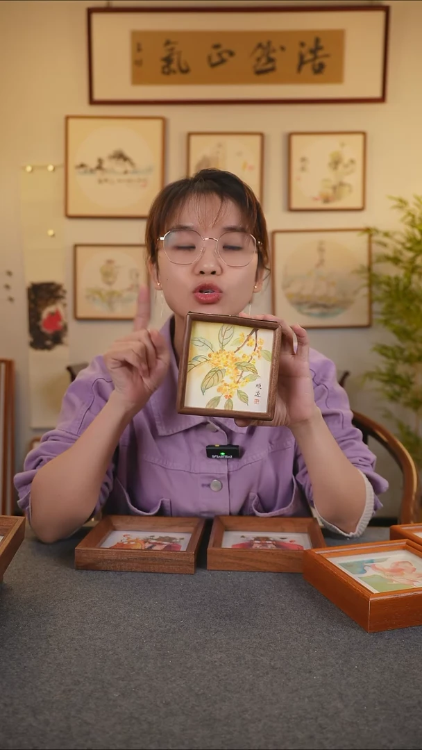 横款鹿鸣现代美术馆-岳倚竹老师作品