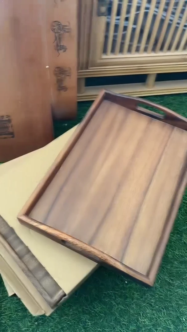 【闪购商品】弯耳中号托盘胡桃木