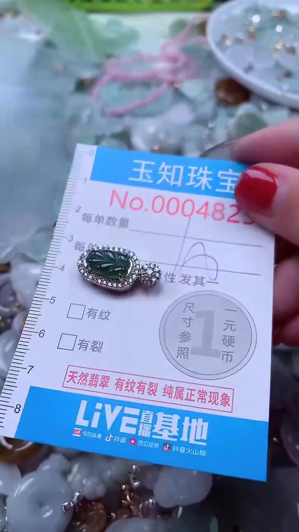 吊坠(不含链)未镶嵌翡翠4825