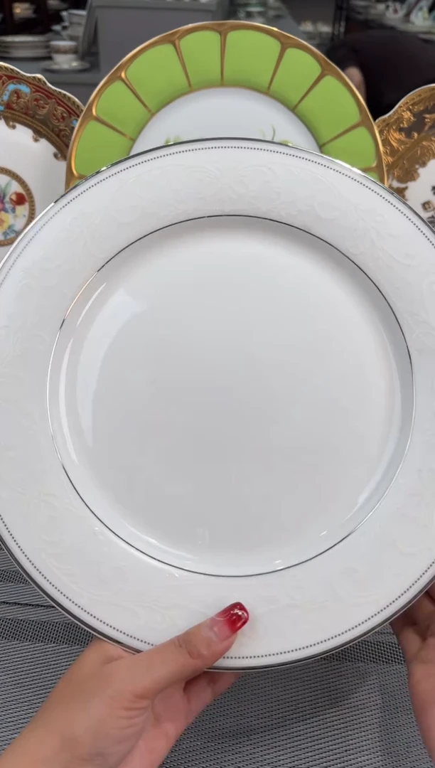 【闪购商品】瓷片11英寸平盘 2个 福利价