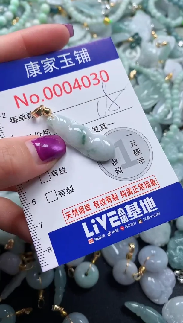 颈饰未镶嵌翡翠4030