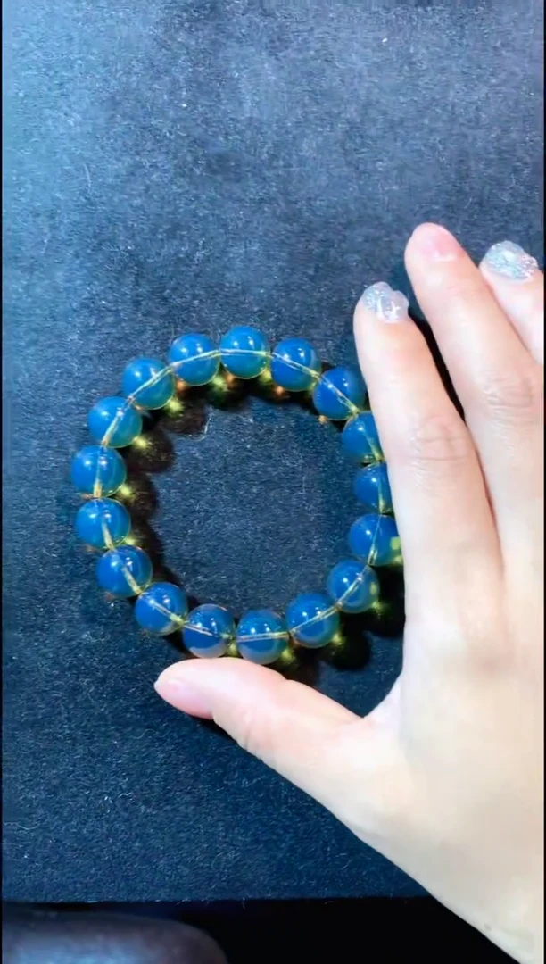 【闪购商品】琥珀手链未镶嵌12MM墨西哥蓝珀手串