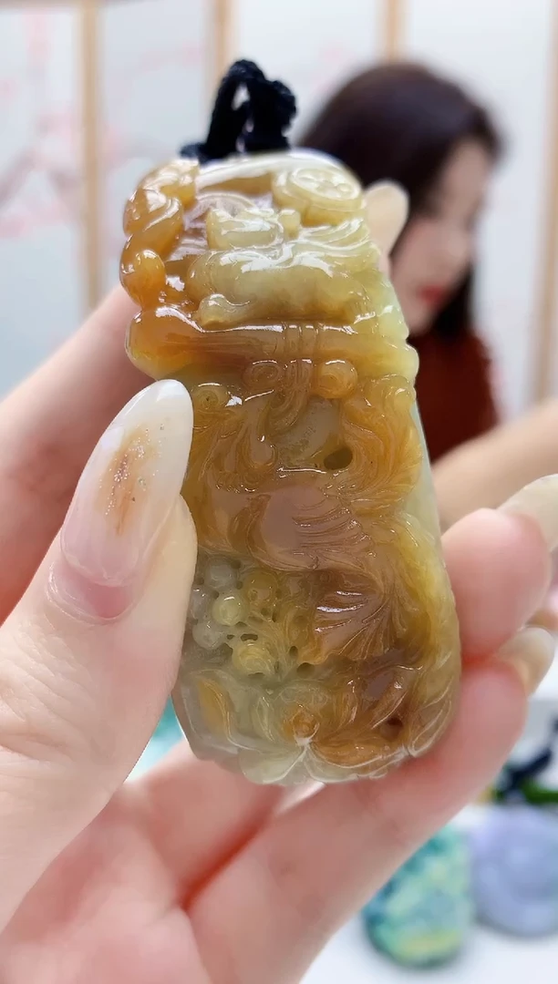 未镶嵌定制翡翠4829jw-毛货挂件196