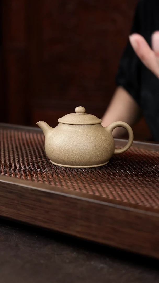 茶壶紫砂青段潘壶