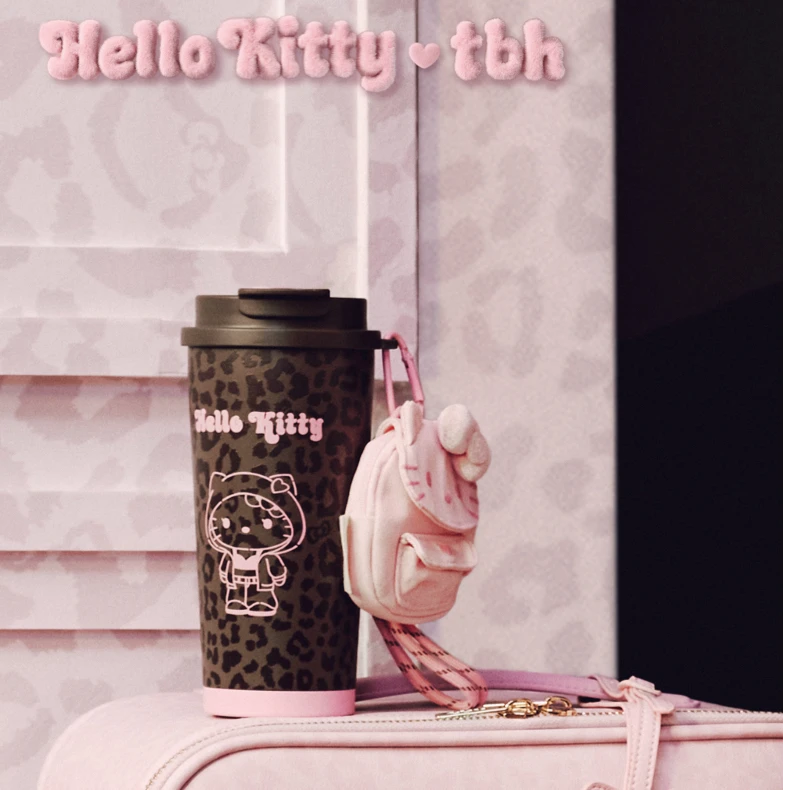 tbh野兽派家居三丽鸥Hello Kitty不锈钢保温杯便携随行杯喝水杯