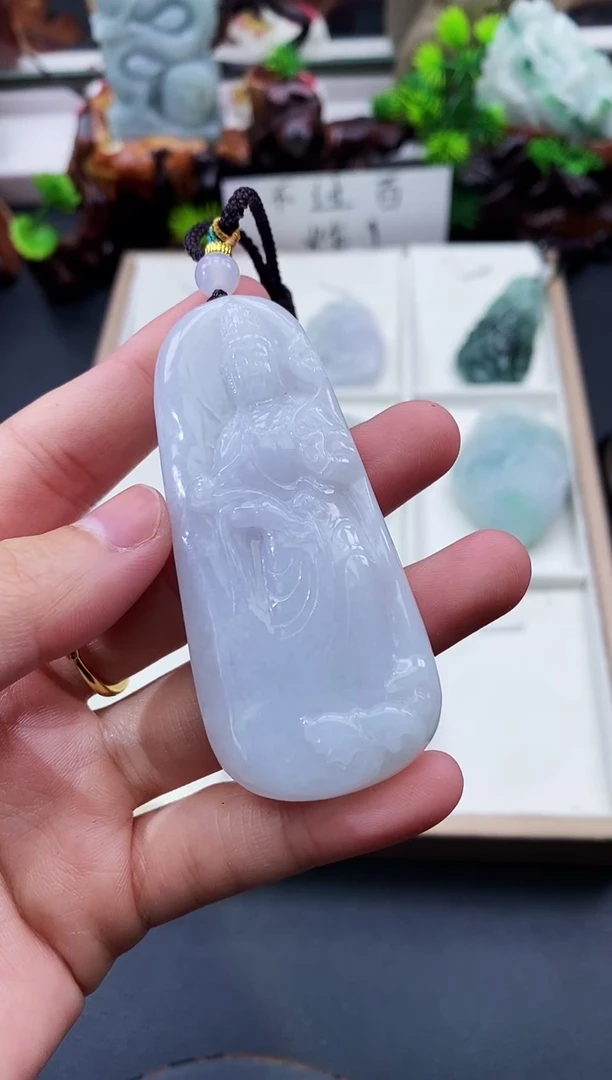 颈饰未镶嵌翡翠天然缅甸A货翡翠