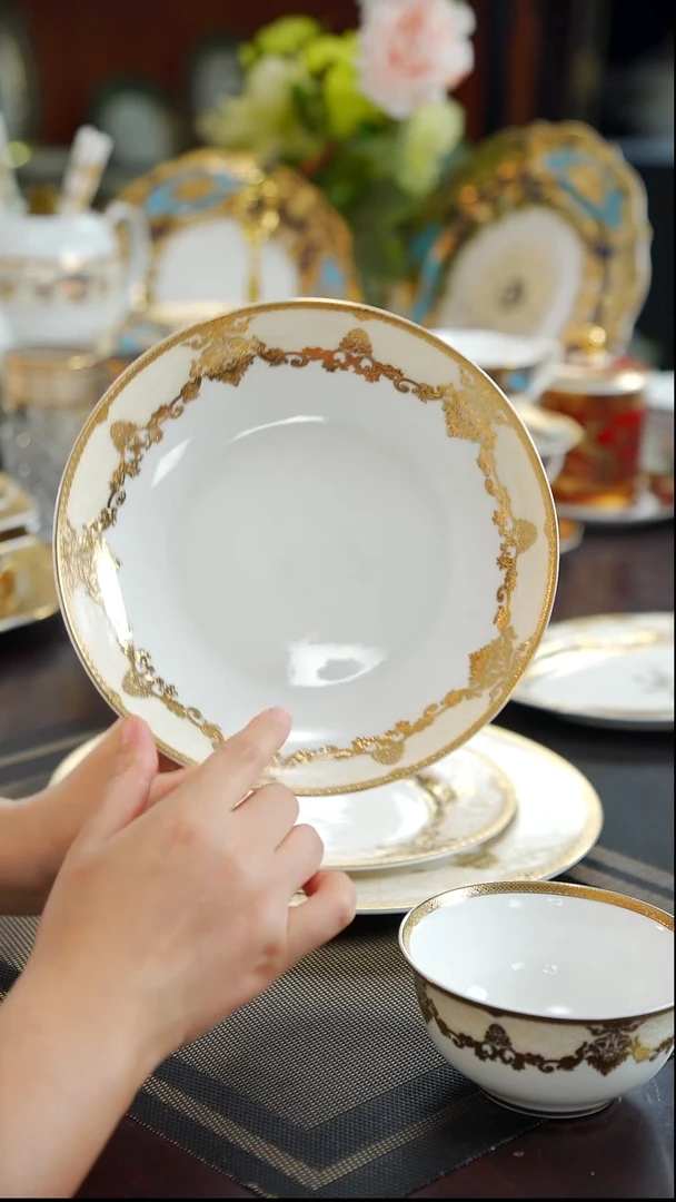 瓷片8英寸菜盘 1个