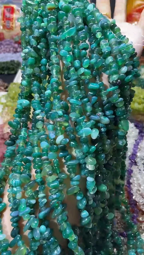 【闪购商品】水晶珠宝半成品未镶嵌园绿manao