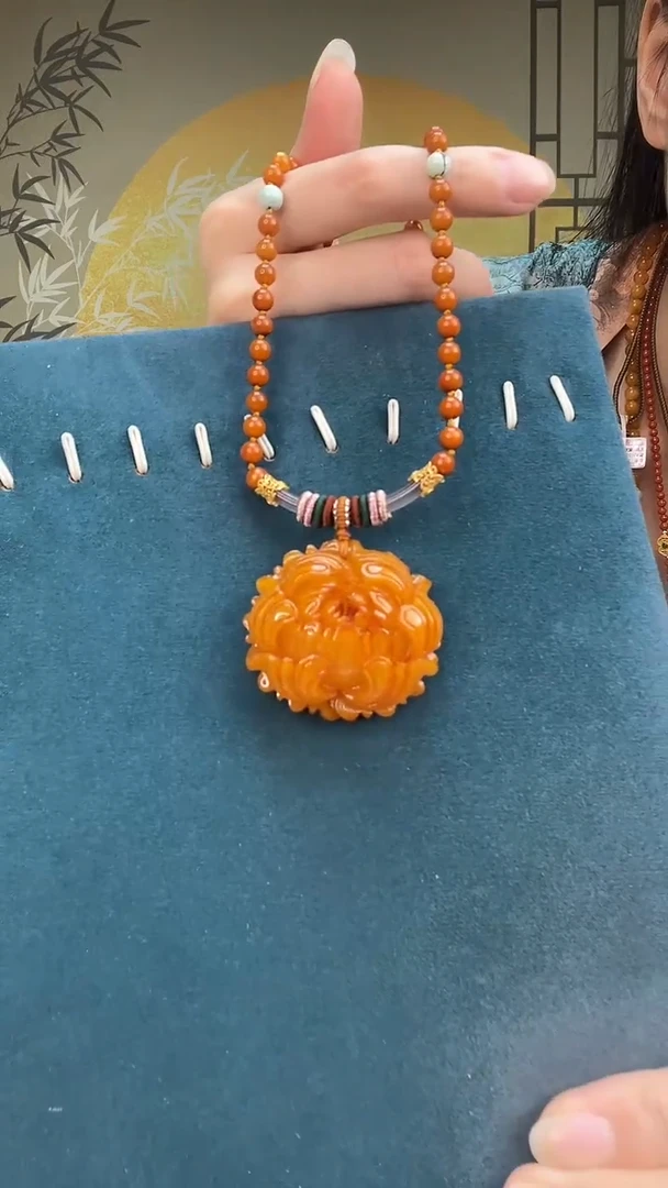 裸石琥珀未镶嵌天然蜜蜡A2571