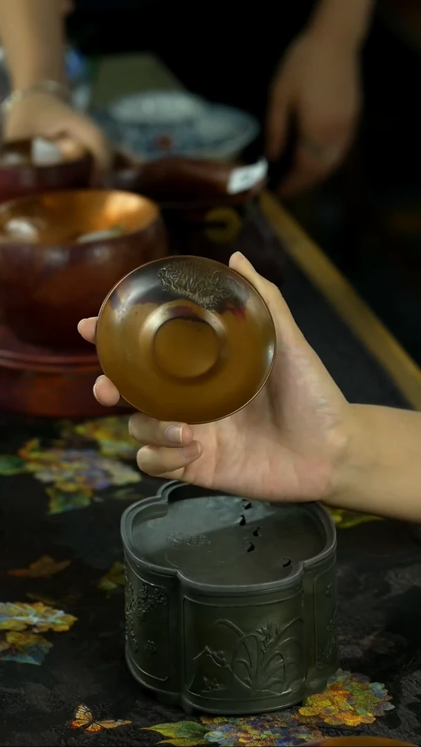 中秋国庆景德镇手绘瓷器